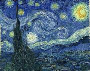 Vincent Van Gogh The Starry Night Sweden oil painting artist